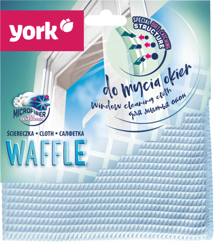 Ściereczka z mikrofibry WAFF YSCIEMICROWAFFLE N niebieski