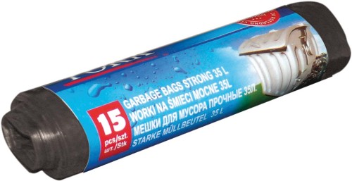 WORKI NA ŚMIECI MOCNE 35L / 15 SZT YWORMOC35L