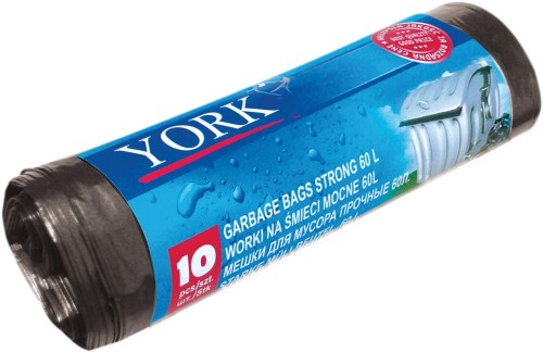 WORKI NA ŚMIECI MOCNE 60L / 10 SZT YWORMOC60L