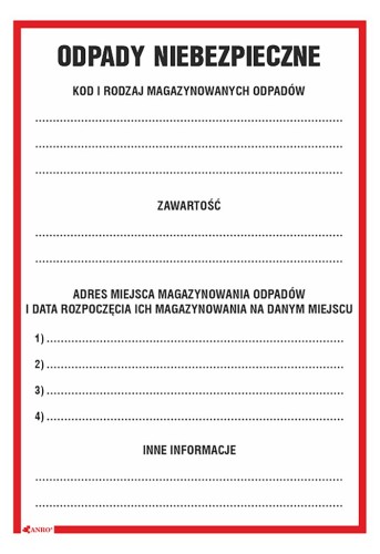 Znak informacyjny z-201 150x210 mm