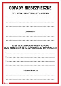 Znak informacyjny z-201 150x210 mm