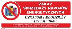 Znak bezpieczeństwa z-215 100x250 mm