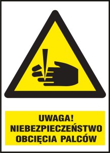 Znak bezpieczeństwa z-30o1 220x300 mm