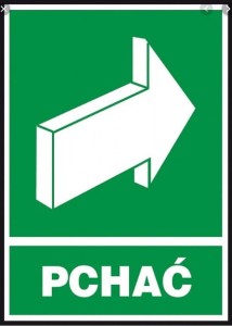 Anro Znak ewakuacyjny „Pchać”. Z-38E-FS-150x205