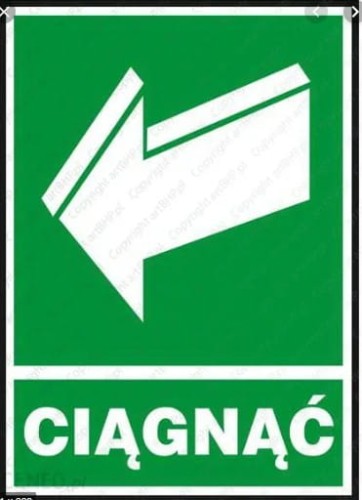 Anro Znak ewakuacyjny „Ciągnąć aby otworzyć”. Z-39E-FS-150x205