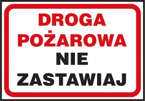 Znak bezpieczeństwa z-40p 250x350 mm