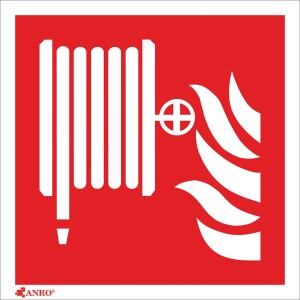 Anro Znak ochrony PPOŻ. „Hydrant wewnętrzny” na płycie w rozmiarze 150x150