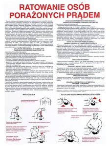 Anro Z-IB5-P-330x460 Ratowanie osób porażonych prądem o wymiarze 330 x 460 (Płyta sztywna)