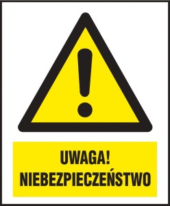 Znak bezpieczeństwa z-iw001 200x300 mm