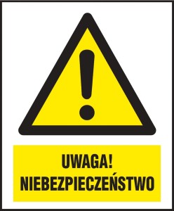 Znak bezpieczeństwa z-iw001 200x300 mm