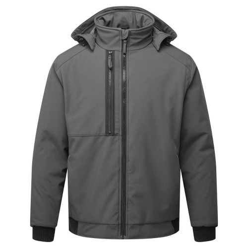 Portwest CD874MGR Ocieplany softshell WX2 Eco (2L) metal szary
