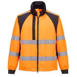 Portwest CD861OBR Ostrzegawcza bluza robocza WX2 Eco pomarańczowy/czarny