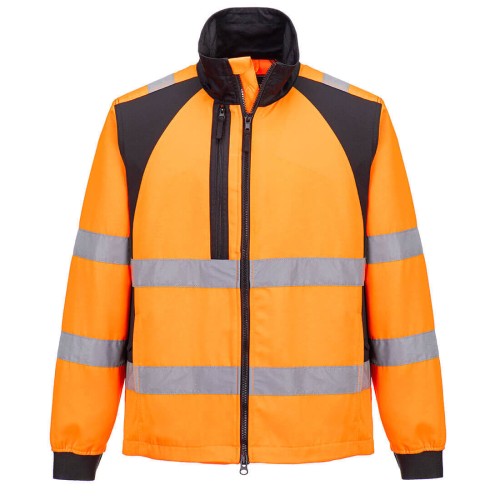 Portwest CD861OBR Ostrzegawcza bluza robocza WX2 Eco pomarańczowy/czarny