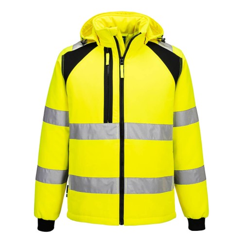 Softshell ocieplany WX2 (2L) CD809YBR żółty/czarny