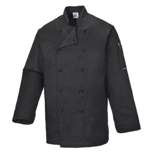 Portwest C834 Bluza kucharska Somerset czarny