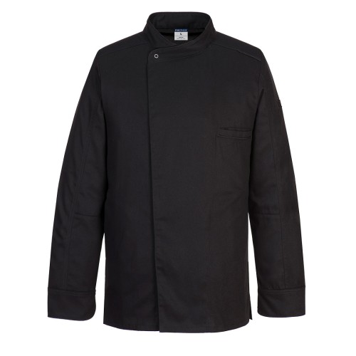 Portwest C835 Bluza szefa kuchni Surrey z długim rękawem czarny