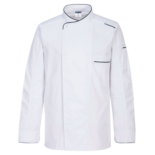 Portwest C835 Bluza szefa kuchni Surrey z długim rękawem biały