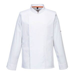 Portwest bluza kucharska C846 Stretch MeshAir Pro długi rękaw biała
