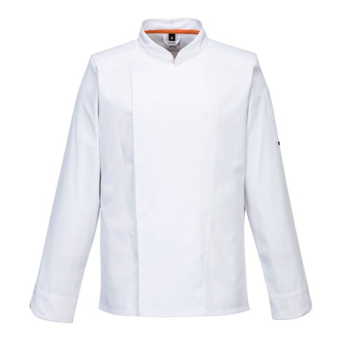 Portwest bluza kucharska C846 Stretch MeshAir Pro długi rękaw biała