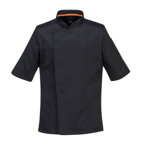 Portwest C738BKR Bluza szefa kuchni MeshAir Pro S/S czarny
