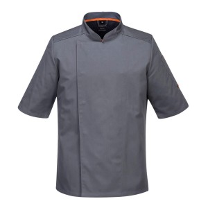 Portwest C738 Bluza szefa kuchni MeshAir Pro S/S szary/stalowy