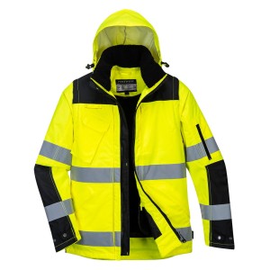Portwest C469 Kurtka Ostrzegawcza Pro 3 w 1 czarno-żółty
