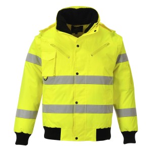 Portwest C467 Kurtka ostrzegawcza Bomber 3w1 seledynowa