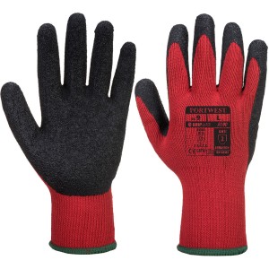 Portwest A100 Rękawica Grip czarno-czerwony