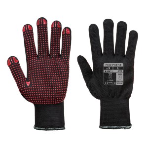 Portwest A110 Rękawica Polka nylonowa i nakrapiana czarny