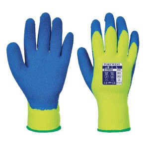 Portwest A145 Rękawica ocieplana Cold Grip żółto-niebieski
