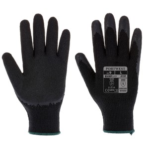 Portwest A150 Rękawica Classic Grip-Lateks czarny
