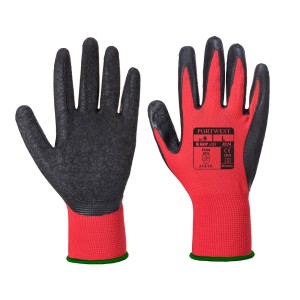 Portwest A174 Lateksowa rękawica Flex Grip czarno-czerwony