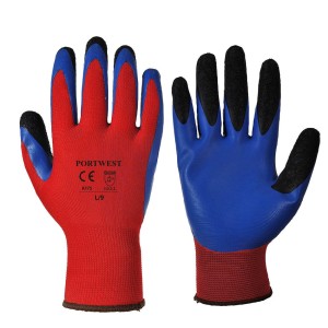 Portwest A175 Rękawica Duo-Flex czerwonyblu