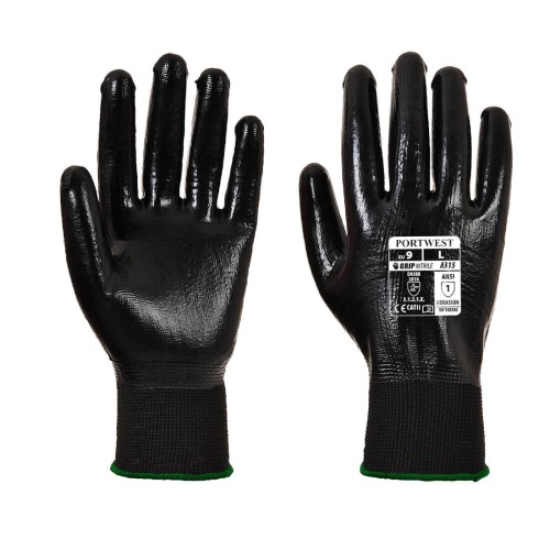 Portwest A315 Rękawica All-Flex Grip powlekana Nitrylem czarny