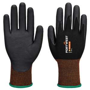 Rękawice GP Grip 15 z mikropianki nitrylowej A370K8R czarny