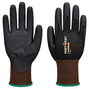 Rękawice GP Grip 18 z mikropianki nitrylowej A374K8R czarny