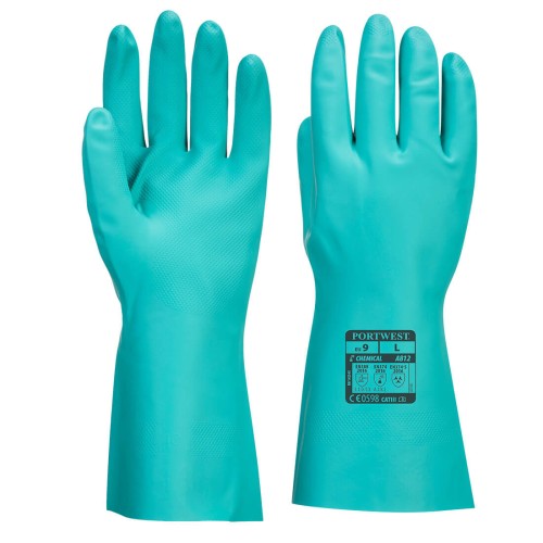 Portwest A812 Rękawica chemiczna Nitrosafe Plus zielony