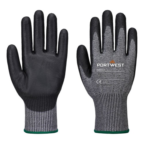 Rękawice antyprzecięciowe F13 PU Essential Multipack (Pk12) AB664G8R szaro-czarny