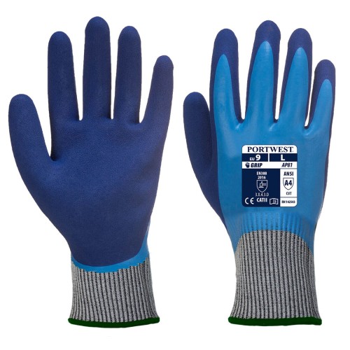 Portwest AP81 Rękawica antyprzecięciowa Liquid Pro HR niebieski