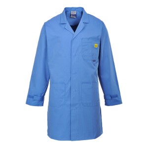 Portwest AS10 Fartuch ESD niebieski