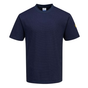 Portwest AS20 T-shirt antyelektrostatyczny ESD granatowy