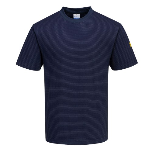 Portwest AS20 T-shirt antyelektrostatyczny ESD granatowy