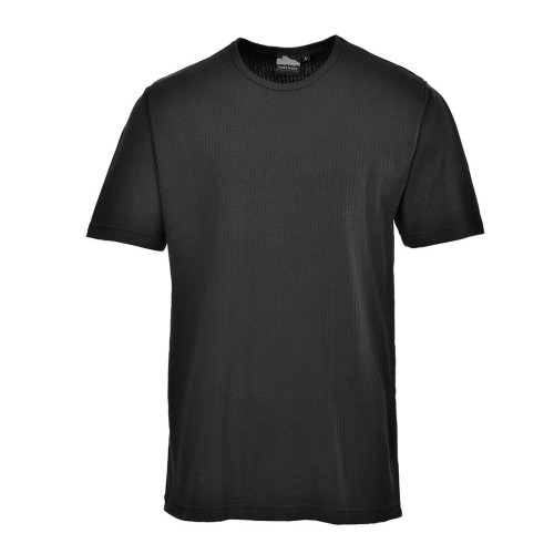 Portwest B120 T-shirt z krótkimi rękawami czarny