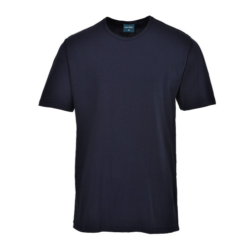 T-shirt z krótkimi rękawami B120NVR granatowy