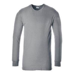 Portwest B123 T-shirt z długimi rękawami jasnoszary