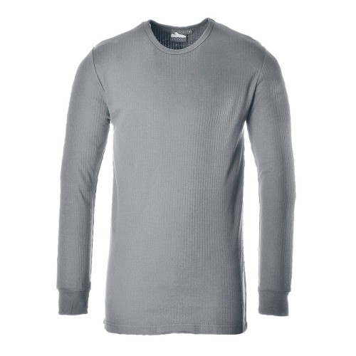 Portwest B123 T-shirt z długimi rękawami jasnoszary