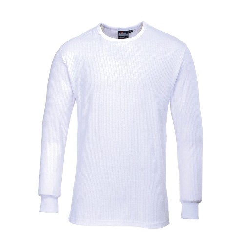 Portwest B123 T-shirt z długimi rękawami biały