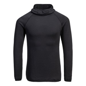Bluza polarowa Waffle B191BKR czarny