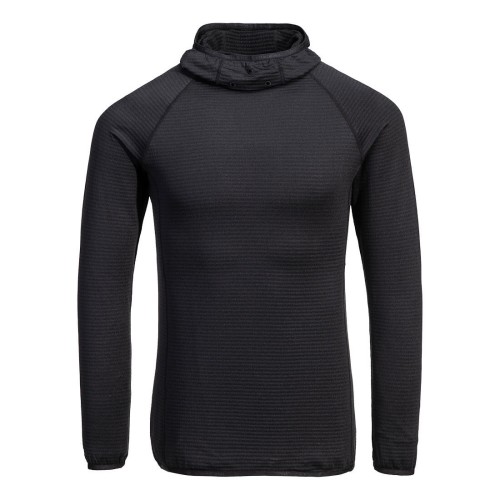 Bluza polarowa Waffle B191BKR czarny