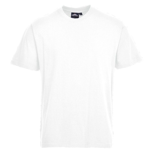 Portwest B195 T-shirt Turin Premium biały